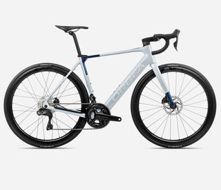 Orbea Gain M20i - 2025 | Halo Silver (Matt) - Blue Carbon View (Gloss)